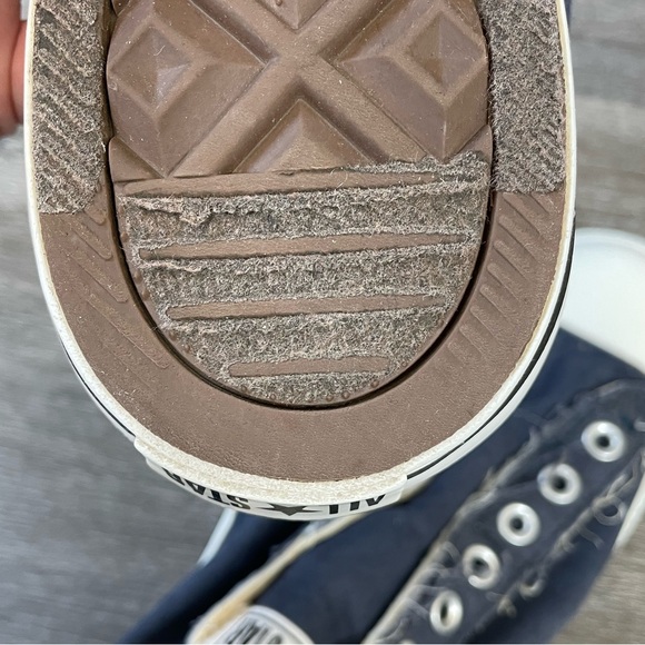 Converse All Star Slip-On Shoes in Navy - Picture 13 of 14